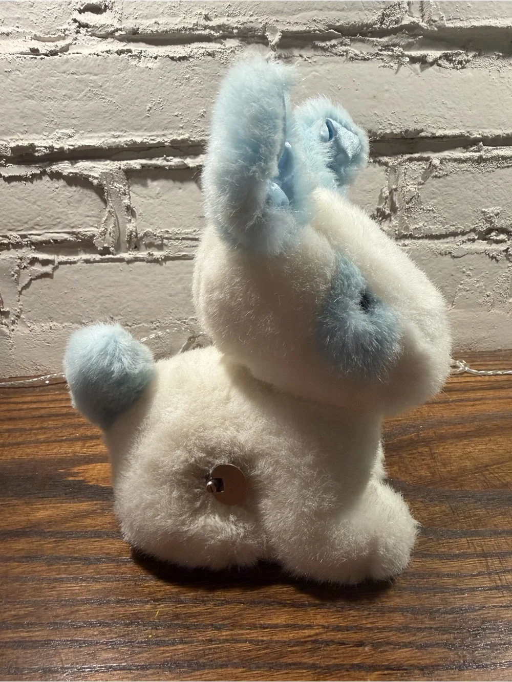 Vintage EDEN white/blue puppy plays how much is the doggie in the window